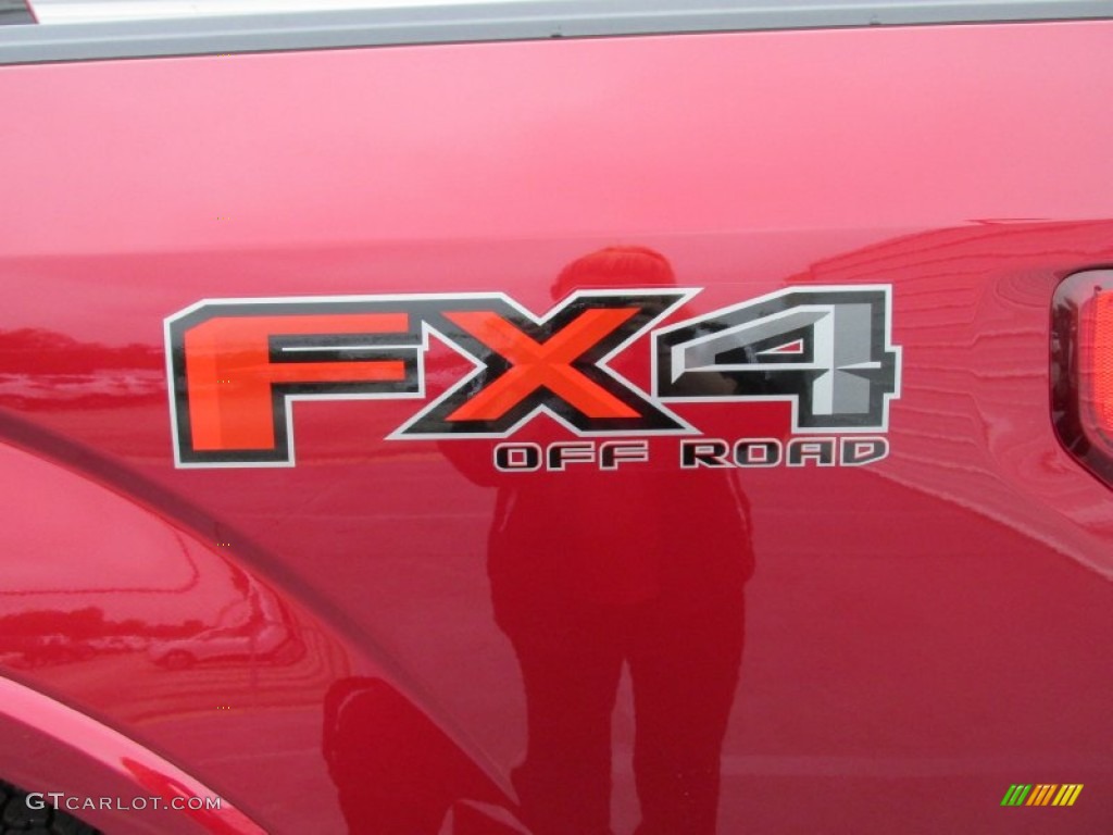 2015 F150 XLT SuperCrew 4x4 - Ruby Red Metallic / Black photo #18