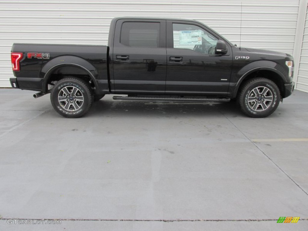 Tuxedo Black Metallic 2015 Ford F150 XLT SuperCrew 4x4 Exterior Photo #103516631