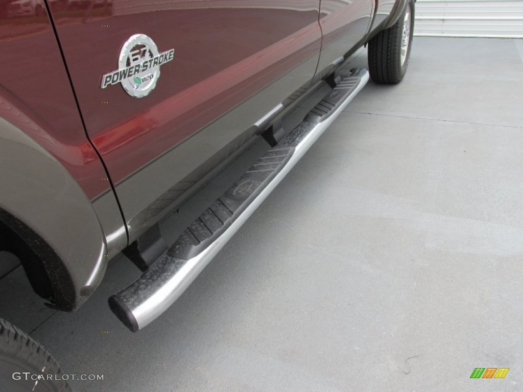 2015 F350 Super Duty Lariat Crew Cab 4x4 - Bronze Fire / Adobe photo #12