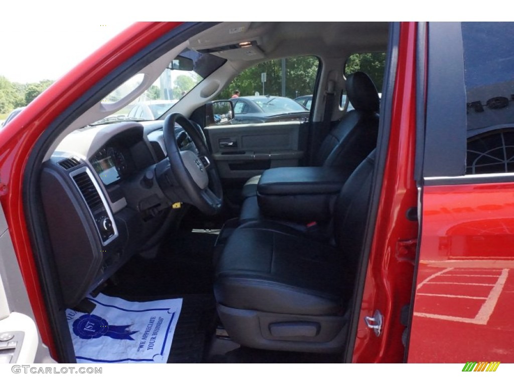 2011 Ram 1500 Big Horn Crew Cab 4x4 - Flame Red / Dark Slate Gray/Medium Graystone photo #9