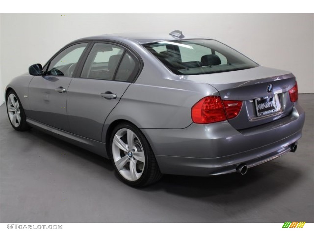 2009 3 Series 335i Sedan - Space Grey Metallic / Black photo #3