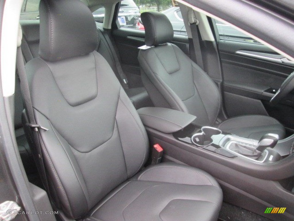 2016 Ford Fusion Titanium Front Seat Photo #103522381