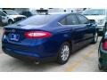 2016 Deep Impact Blue Metallic Ford Fusion S  photo #4