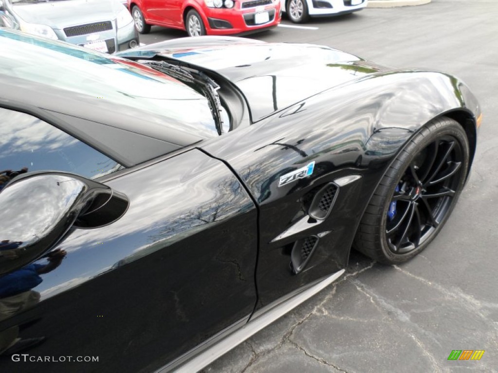 2010 Corvette ZR1 - Black / Ebony Black photo #14