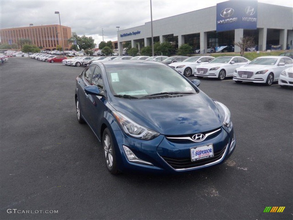 2016 Elantra SE - Blue / Beige photo #2