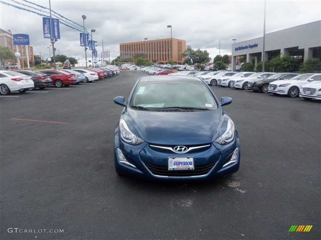 2016 Elantra SE - Blue / Beige photo #3