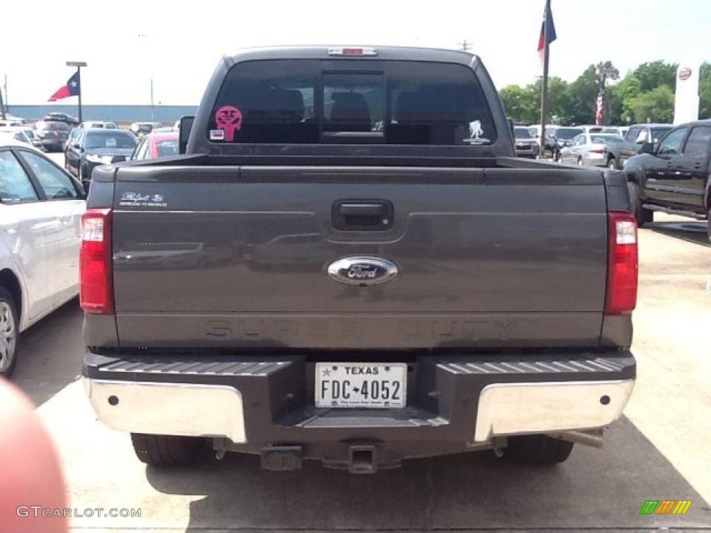 2015 F250 Super Duty Lariat Crew Cab 4x4 - Magnetic / Black photo #5