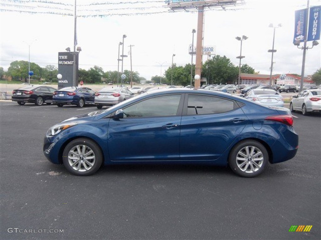 2016 Elantra SE - Blue / Beige photo #6