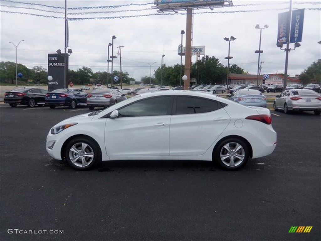 2016 Elantra Value Edition - White / Beige photo #6