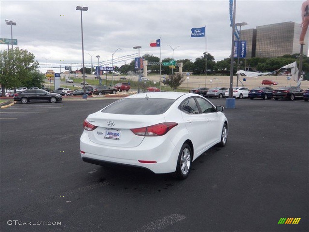 2016 Elantra Value Edition - White / Beige photo #9