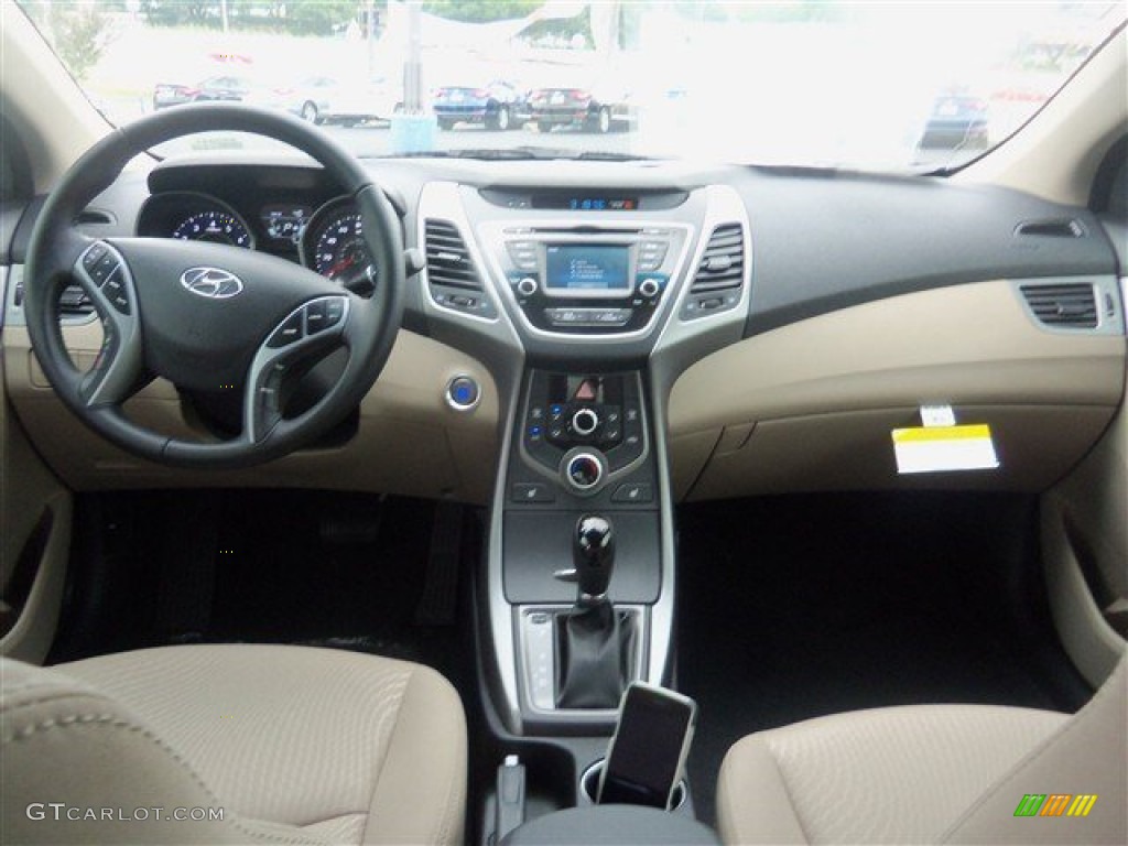2016 Elantra Value Edition - White / Beige photo #14