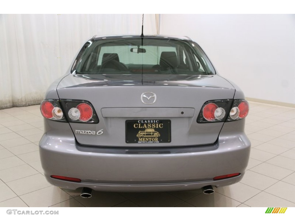 2007 MAZDA6 i Sport Sedan - Tungsten Gray Metallic / Black photo #13