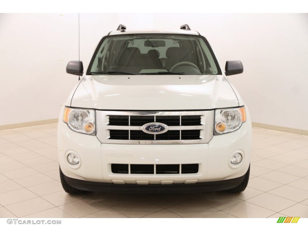 2009 Escape XLT V6 4WD - White Suede / Stone photo #2