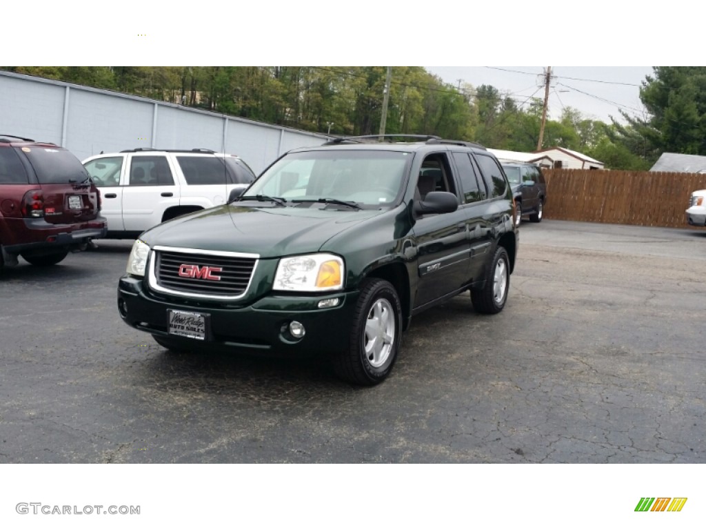 2003 Envoy SLE 4x4 - Polo Green Metallic / Medium Pewter photo #1