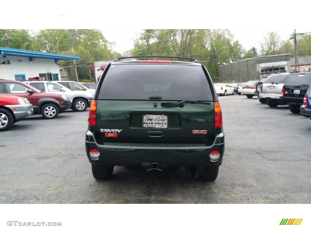 2003 Envoy SLE 4x4 - Polo Green Metallic / Medium Pewter photo #4