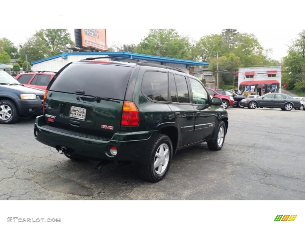 2003 Envoy SLE 4x4 - Polo Green Metallic / Medium Pewter photo #5