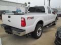 2015 White Platinum Ford F250 Super Duty Lariat Crew Cab 4x4  photo #13