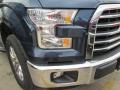 2015 Blue Jeans Metallic Ford F150 XLT SuperCrew  photo #2
