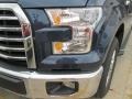 2015 Blue Jeans Metallic Ford F150 XLT SuperCrew  photo #8