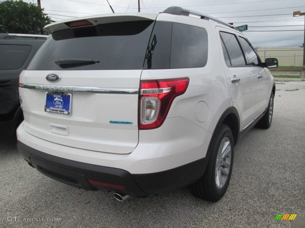 2015 Explorer XLT - White Platinum / Charcoal Black photo #6