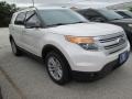 2015 White Platinum Ford Explorer XLT  photo #12