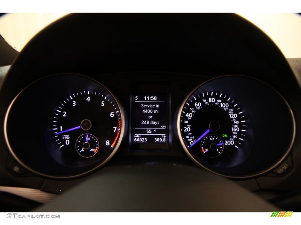 2012 Golf R 2 Door 4Motion - Deep Black Pearl Metallic / R Titan Black Leather photo #7