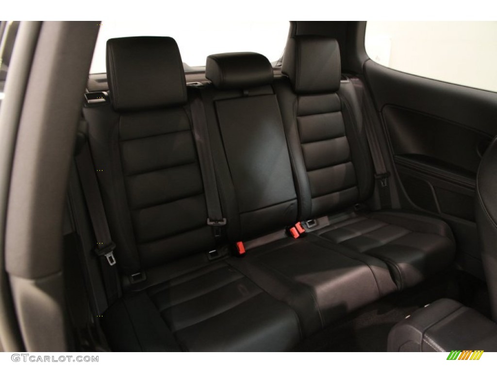 2012 Golf R 2 Door 4Motion - Deep Black Pearl Metallic / R Titan Black Leather photo #12