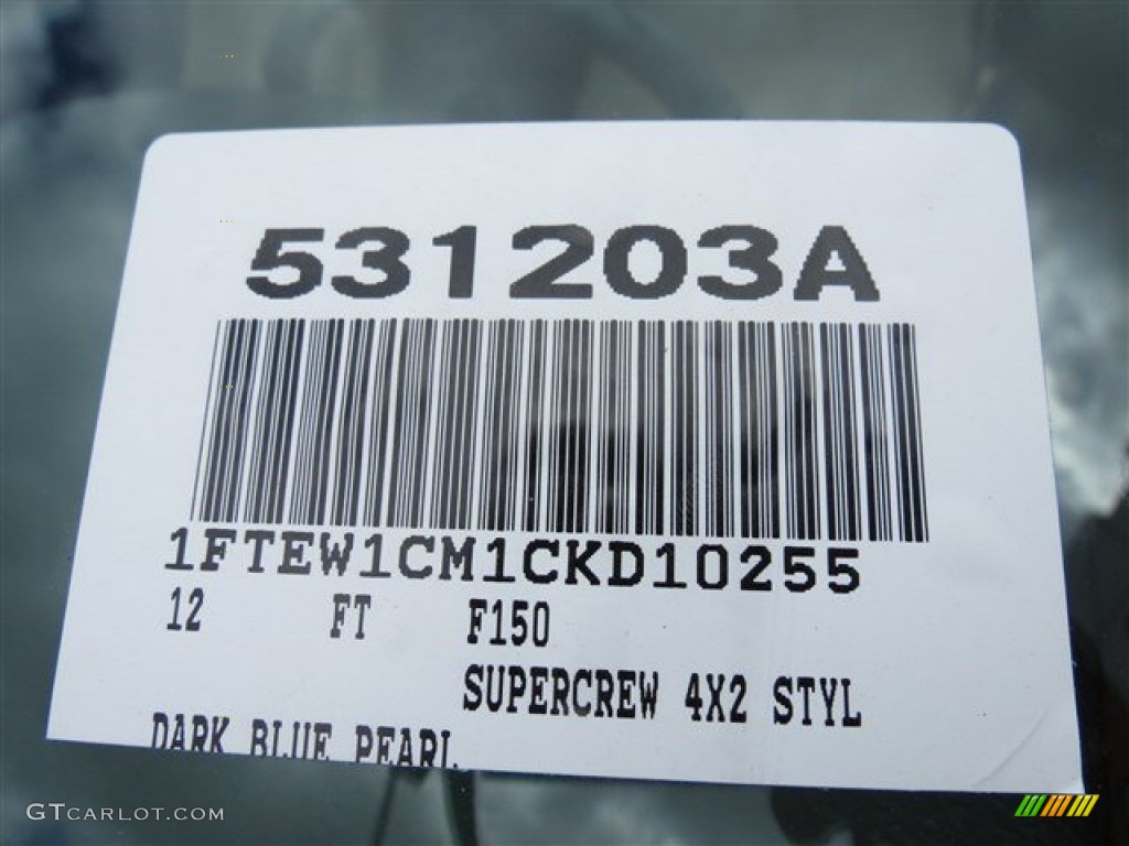 2012 F150 XLT SuperCrew - Blue Flame Metallic / Steel Gray photo #22