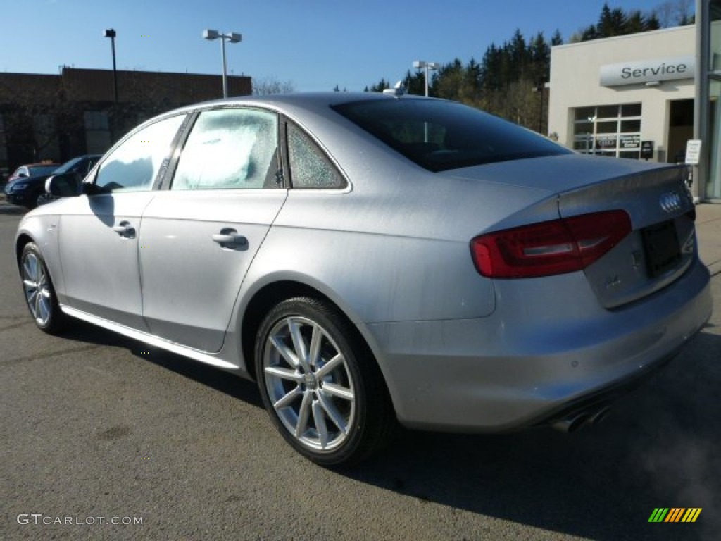2015 A4 2.0T Premium Plus quattro - Florett Silver Metallic / Black photo #2