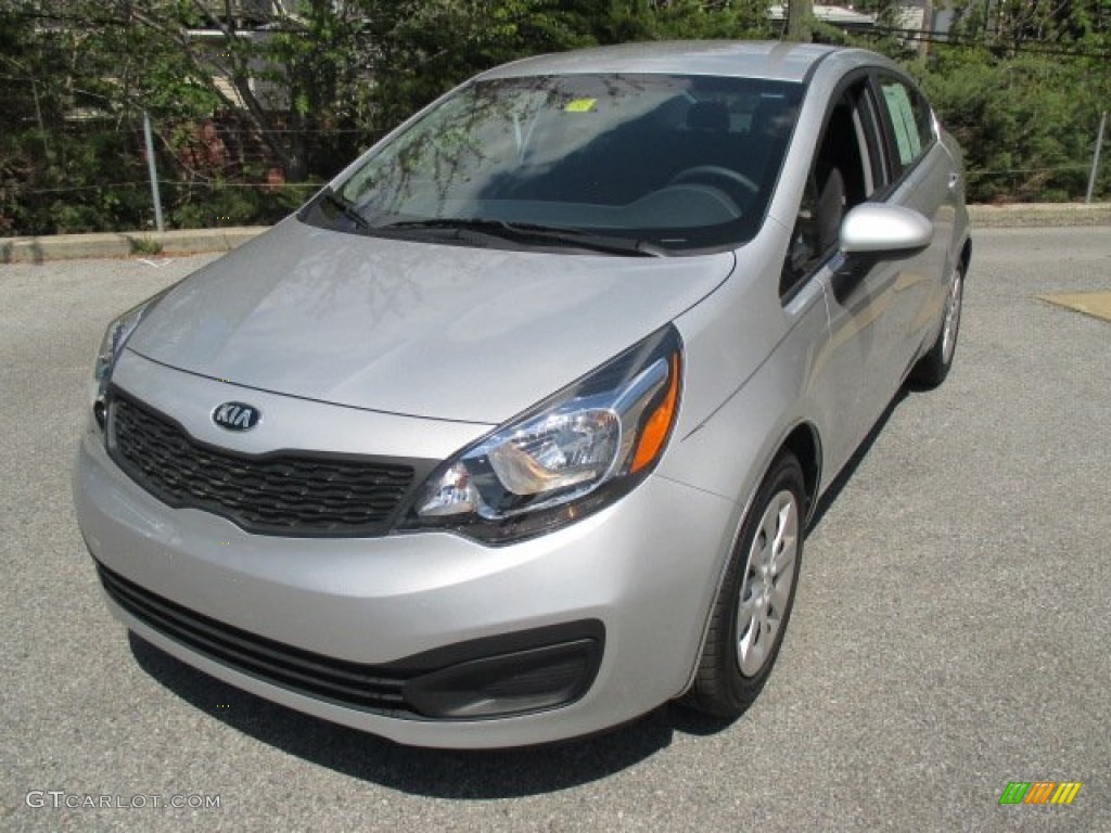 Bright Silver 2015 Kia Rio LX Exterior Photo #103534457