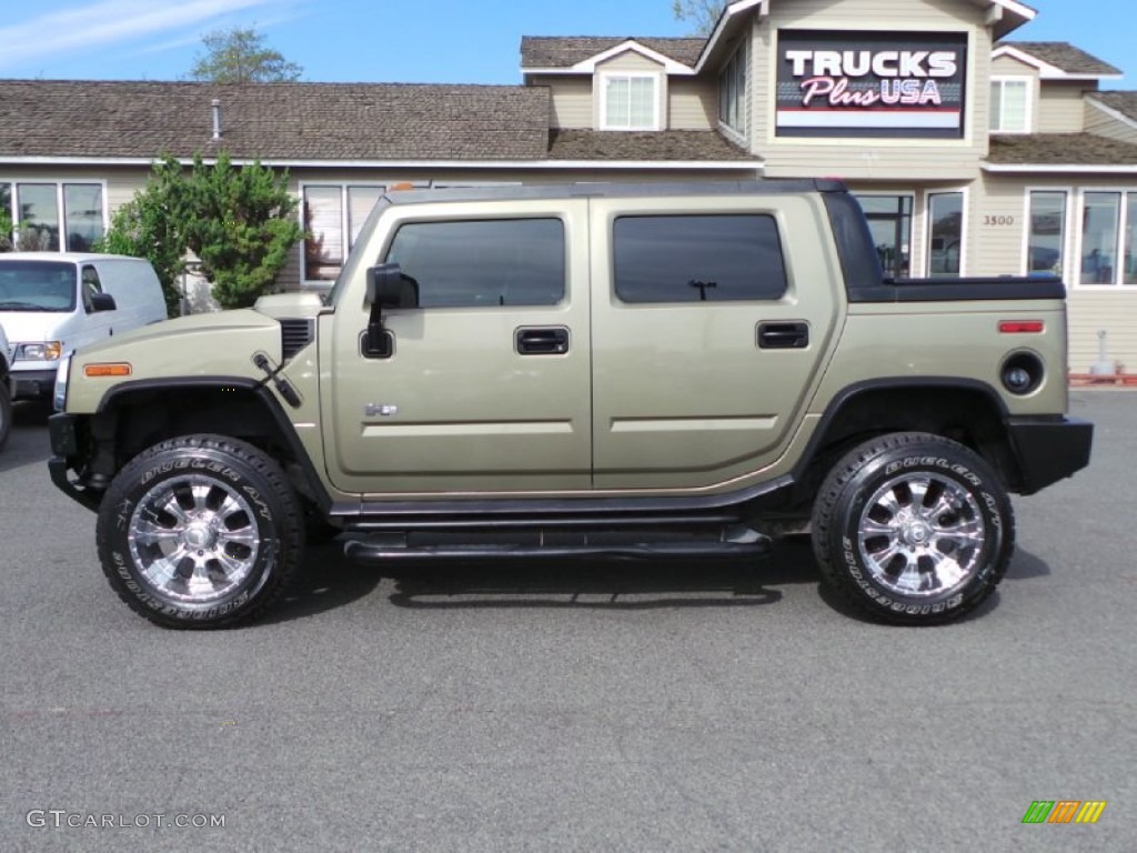 2005 H2 SUT - Desert Sand Metallic / Wheat photo #2