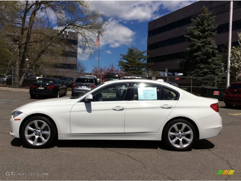 2015 3 Series 335i xDrive Sedan - Alpine White / Venetian Beige photo #6