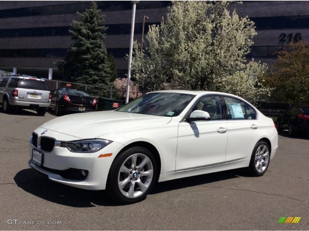2015 3 Series 335i xDrive Sedan - Alpine White / Venetian Beige photo #7