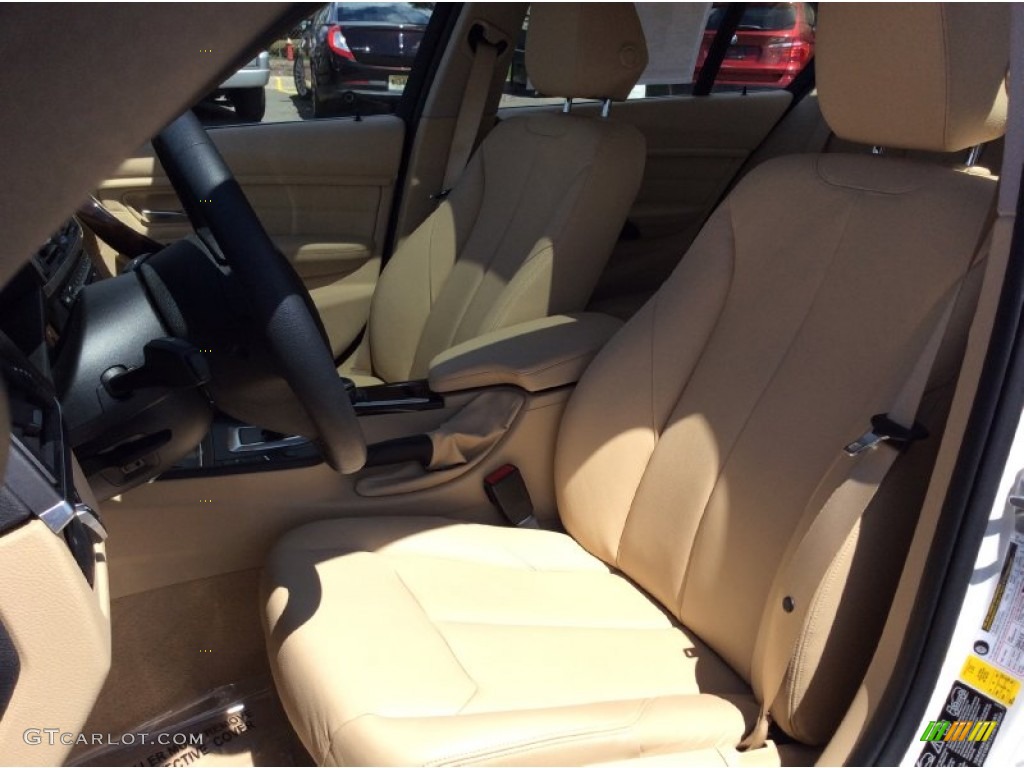 2015 3 Series 335i xDrive Sedan - Alpine White / Venetian Beige photo #13