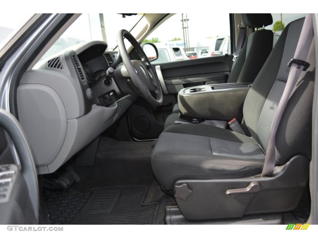 2010 Sierra 1500 SL Crew Cab - Pure Silver Metallic / Dark Titanium photo #12
