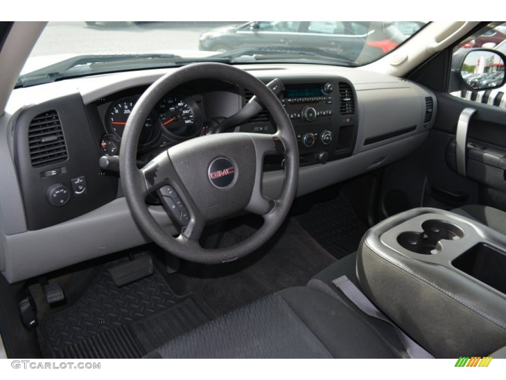 2010 Sierra 1500 SL Crew Cab - Pure Silver Metallic / Dark Titanium photo #13