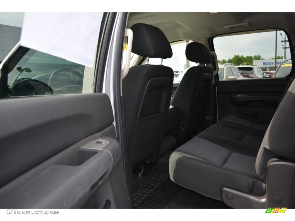 2010 Sierra 1500 SL Crew Cab - Pure Silver Metallic / Dark Titanium photo #15