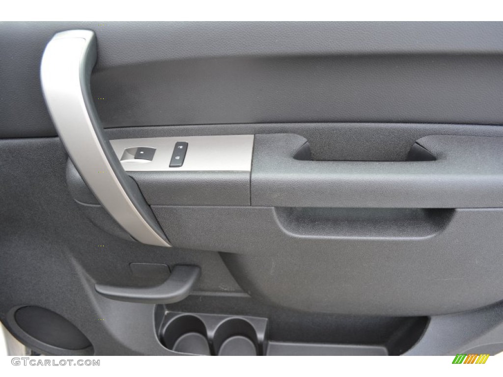 2010 Sierra 1500 SL Crew Cab - Pure Silver Metallic / Dark Titanium photo #17