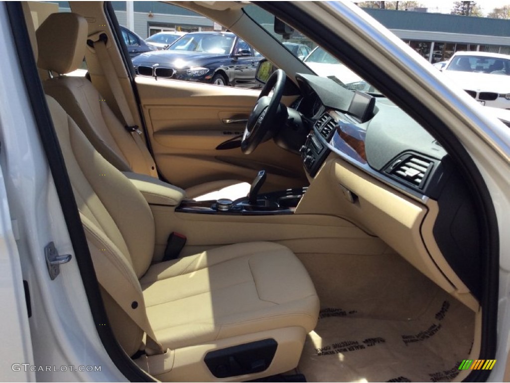 2015 3 Series 335i xDrive Sedan - Alpine White / Venetian Beige photo #28