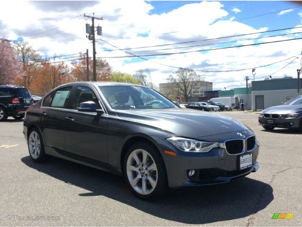 2015 3 Series 335i xDrive Sedan - Mineral Grey Metallic / Black photo #1