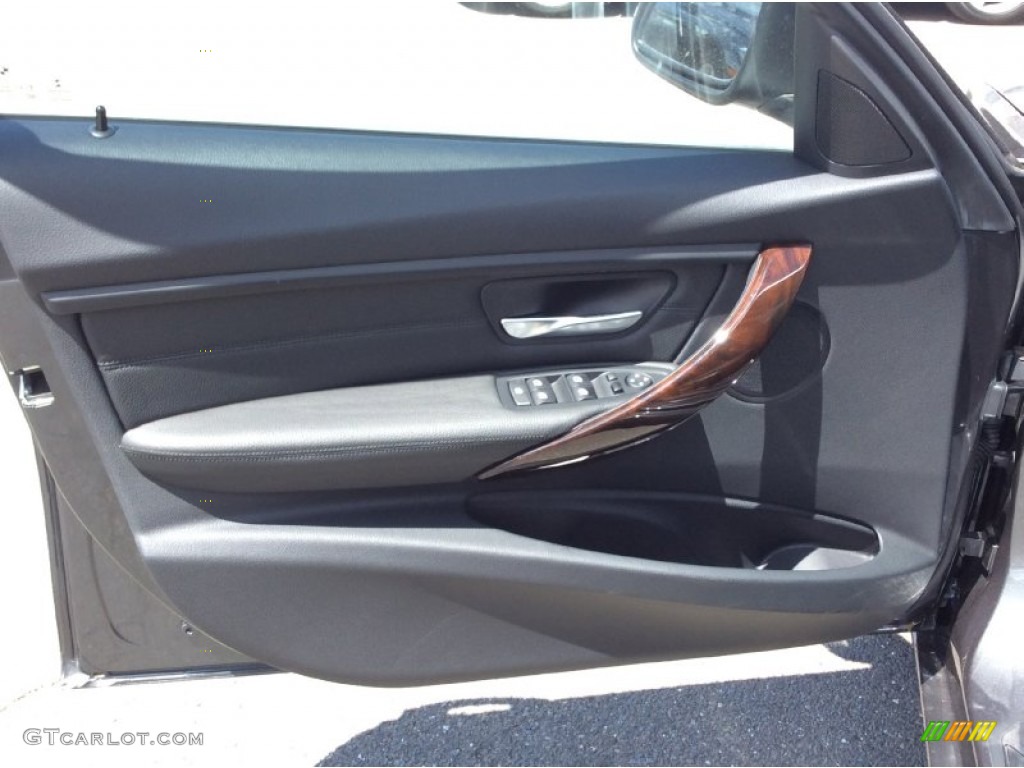 2015 3 Series 335i xDrive Sedan - Mineral Grey Metallic / Black photo #9
