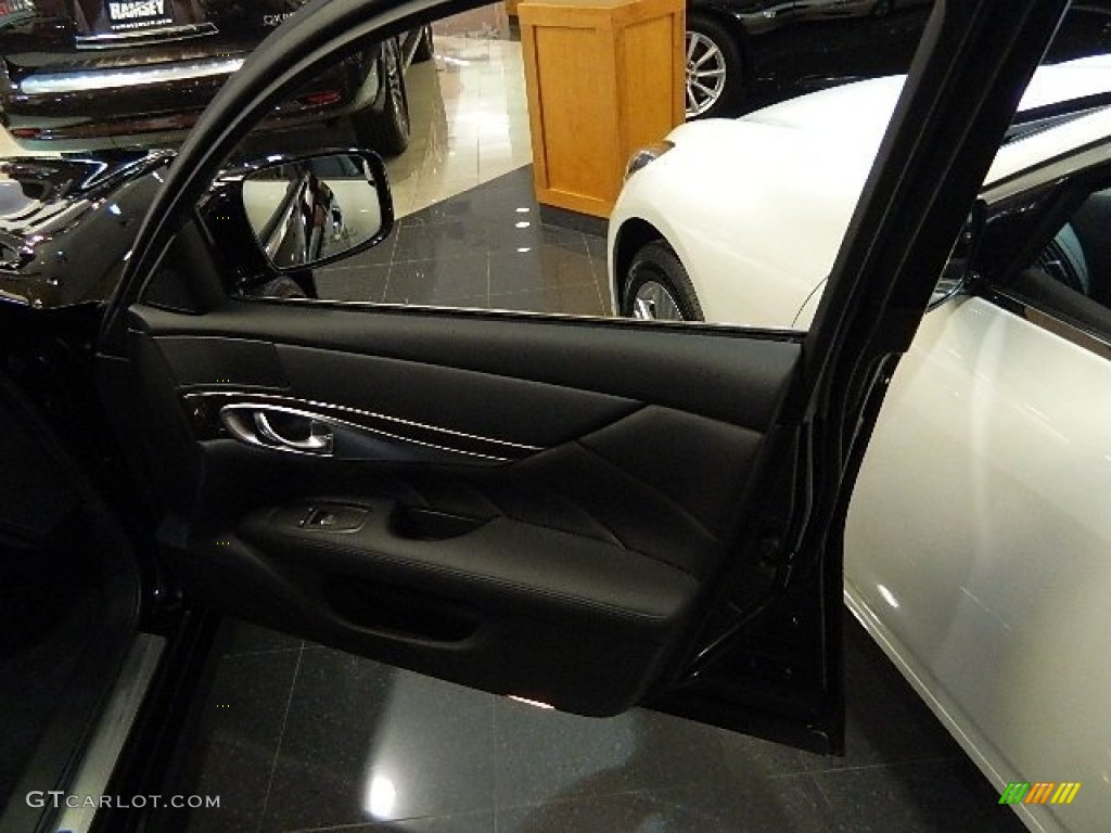 2014 Q70 3.7 AWD - Black Obsidian / Graphite photo #8