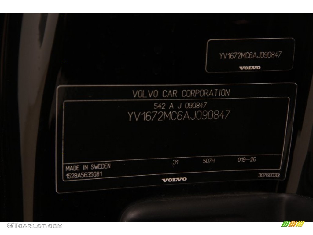 2010 C70 T5 - Black / Off Black photo #21