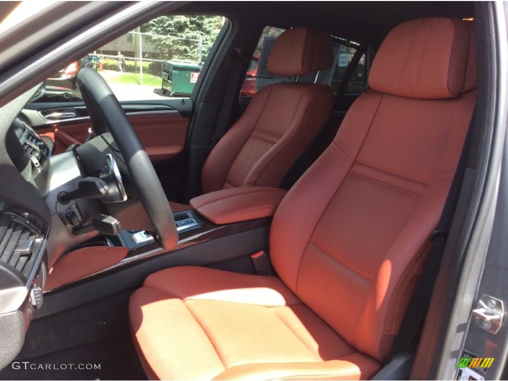 Vermillion Red Interior 2013 BMW X6 xDrive50i Photo #103541105