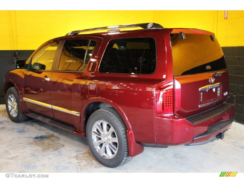2010 QX 56 4WD - Deep Garnet Red / Graphite photo #7