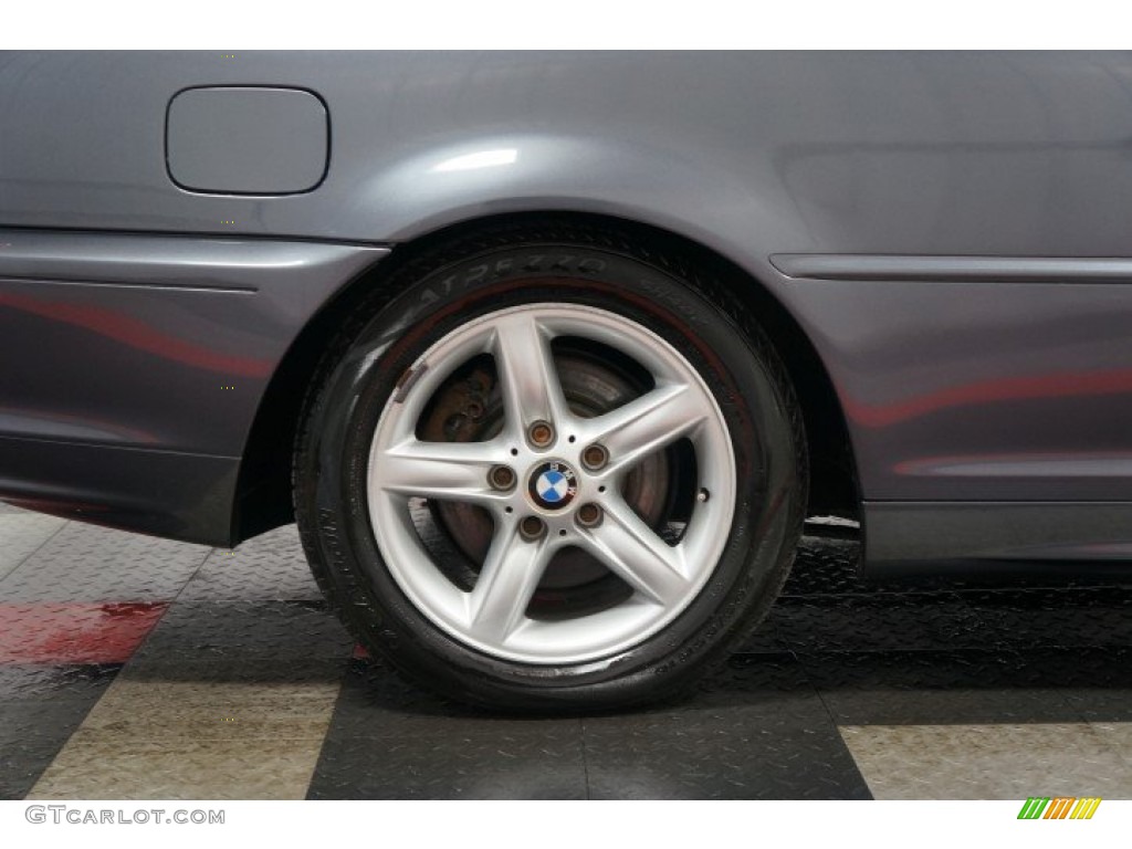 2003 3 Series 325i Convertible - Steel Grey Metallic / Grey photo #46