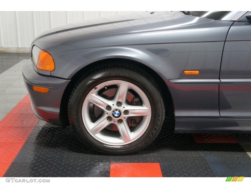 2003 3 Series 325i Convertible - Steel Grey Metallic / Grey photo #59