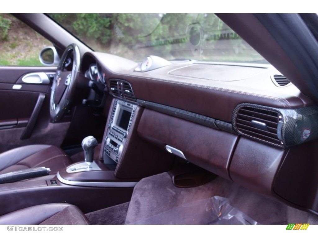 2006 Porsche 911 Carrera S Cabriolet Cocoa Brown Dashboard Photo #103546858