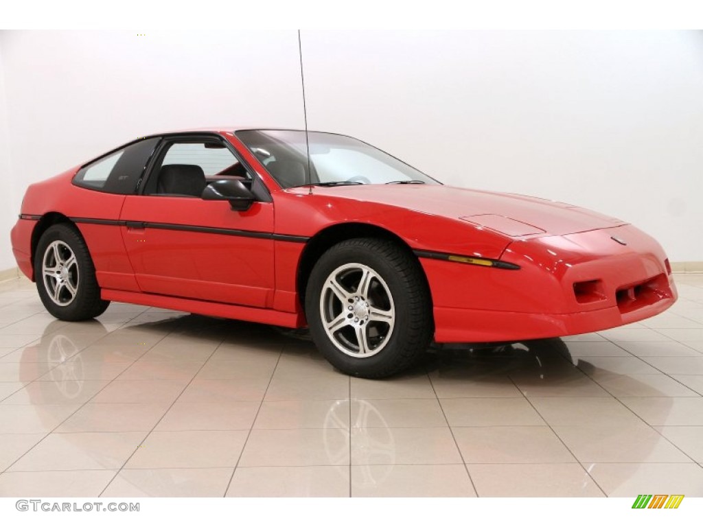 1988 Fiero GT - Flame Red / Gray photo #1