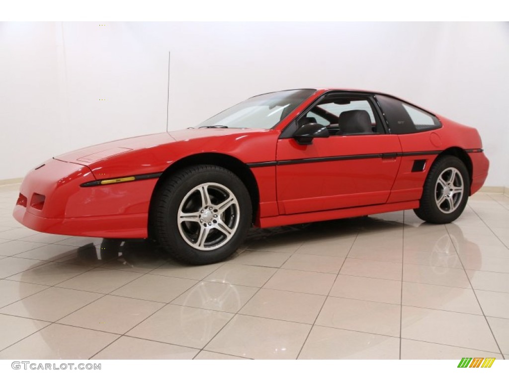 Flame Red 1988 Pontiac Fiero GT Exterior Photo #103553778